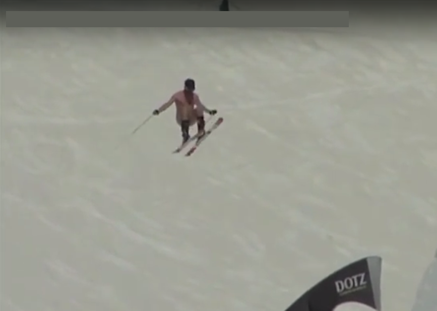 The 150 Foot Naked Snow Enema