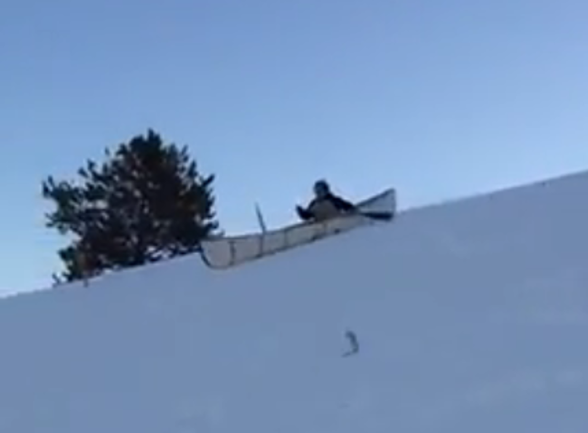 The Snow Canoe