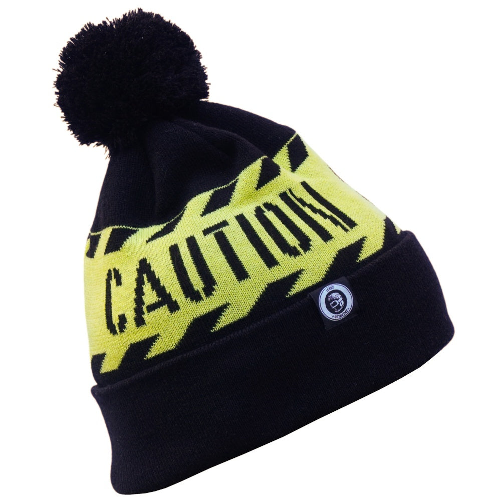 Caution Shit Skier Beanie
