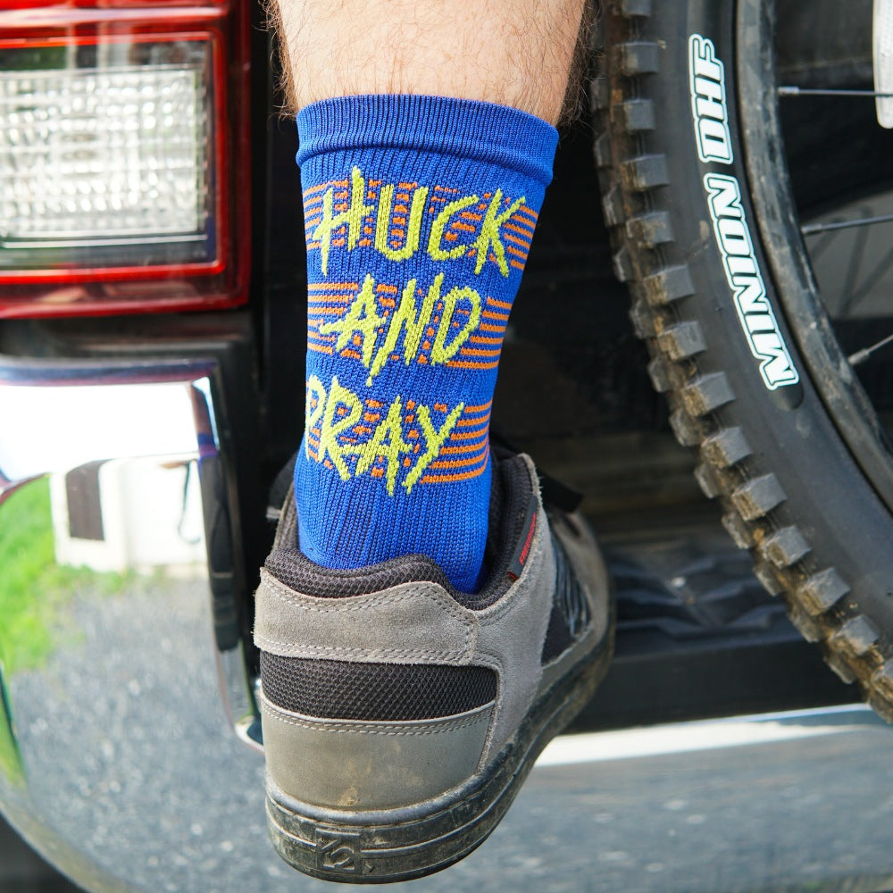 Huck and Pray Bike Sock 2.0