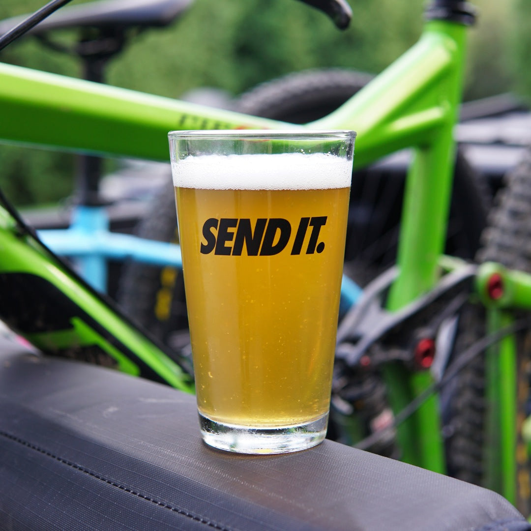 Send It Pint Glass