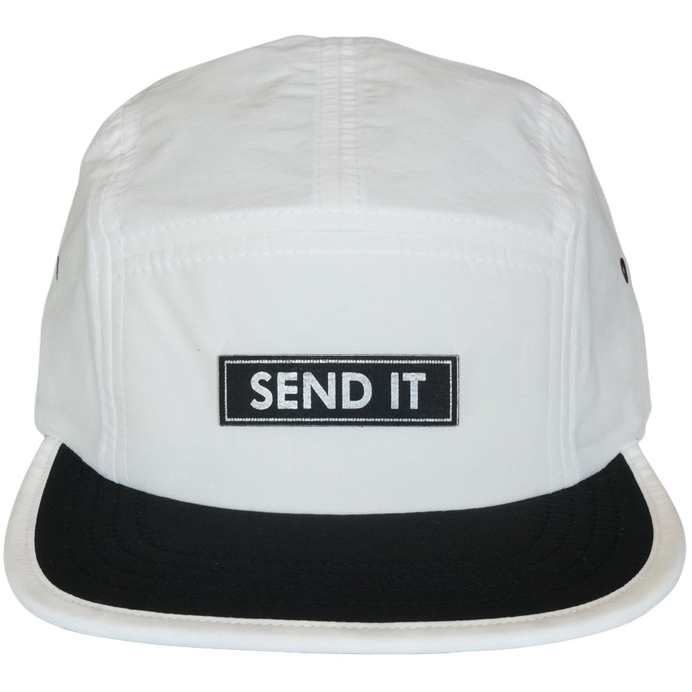 Send It White Packable Adventure Hat