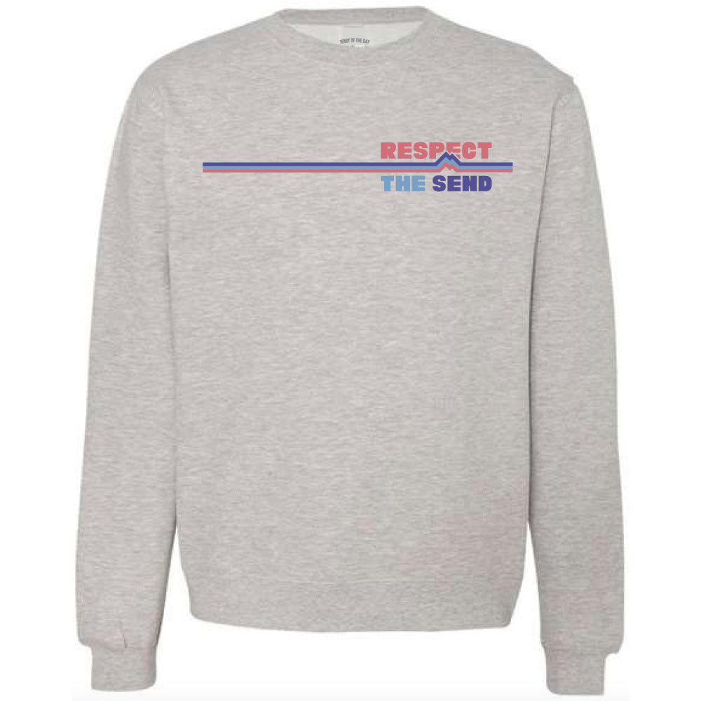 Jerry of the Day respect the send crew neck sweatshirt