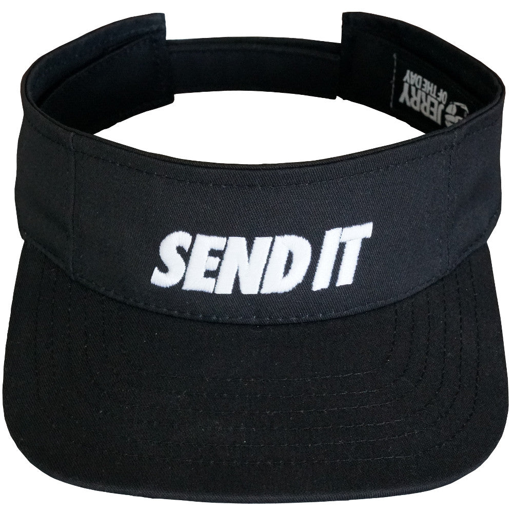 Jerry of the Day Send It Visor Black Front