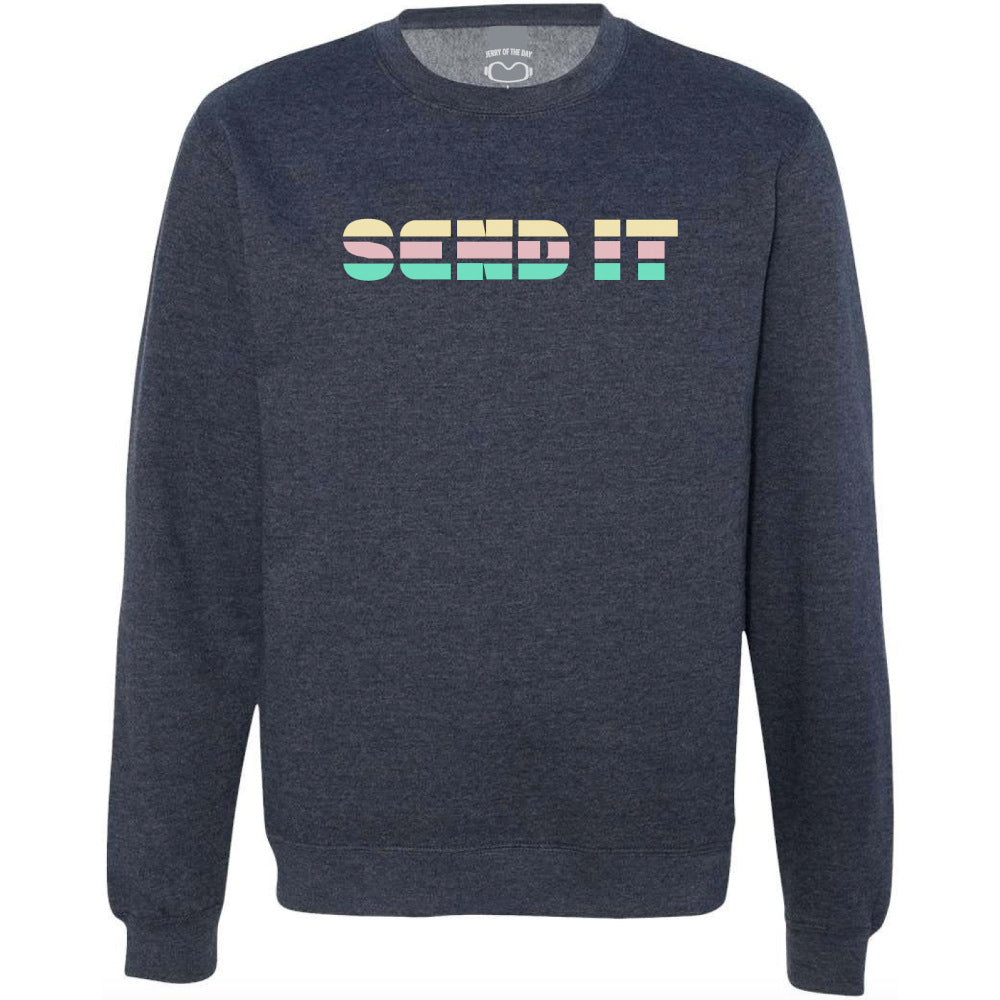 Send It Block Crew Neck Sweatshirt