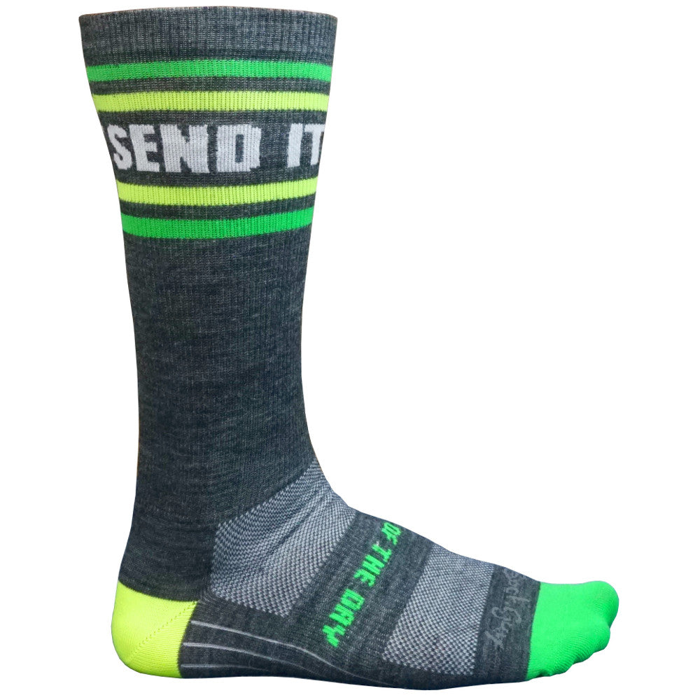 Jerry of the Day Limelight Send It Ski Sock