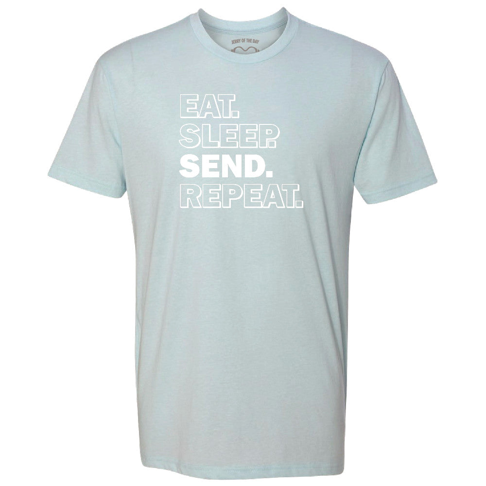 Eat Sleep Send Repeat Ice Blue