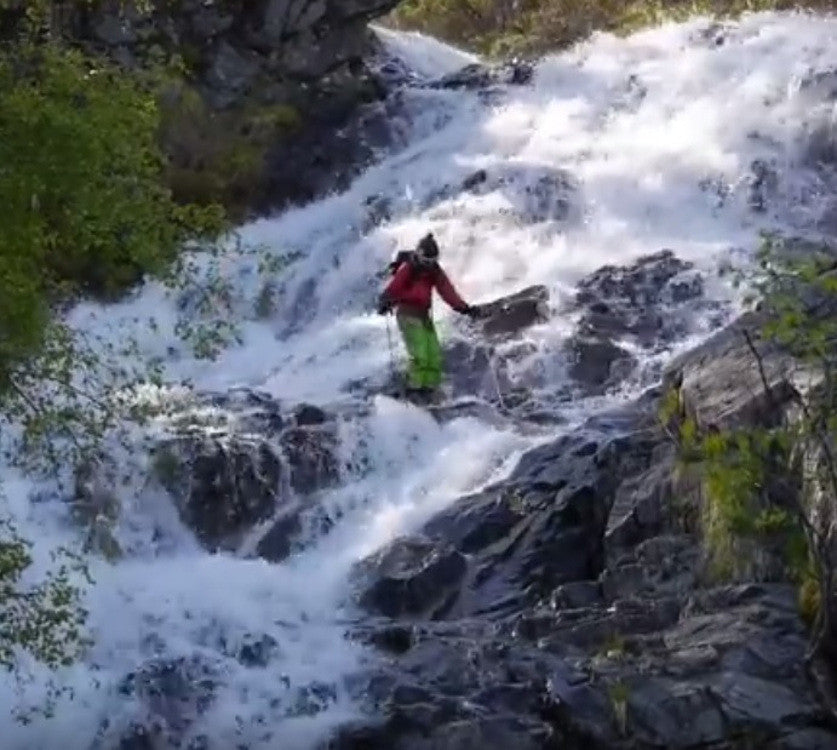 Waterfall Skiing