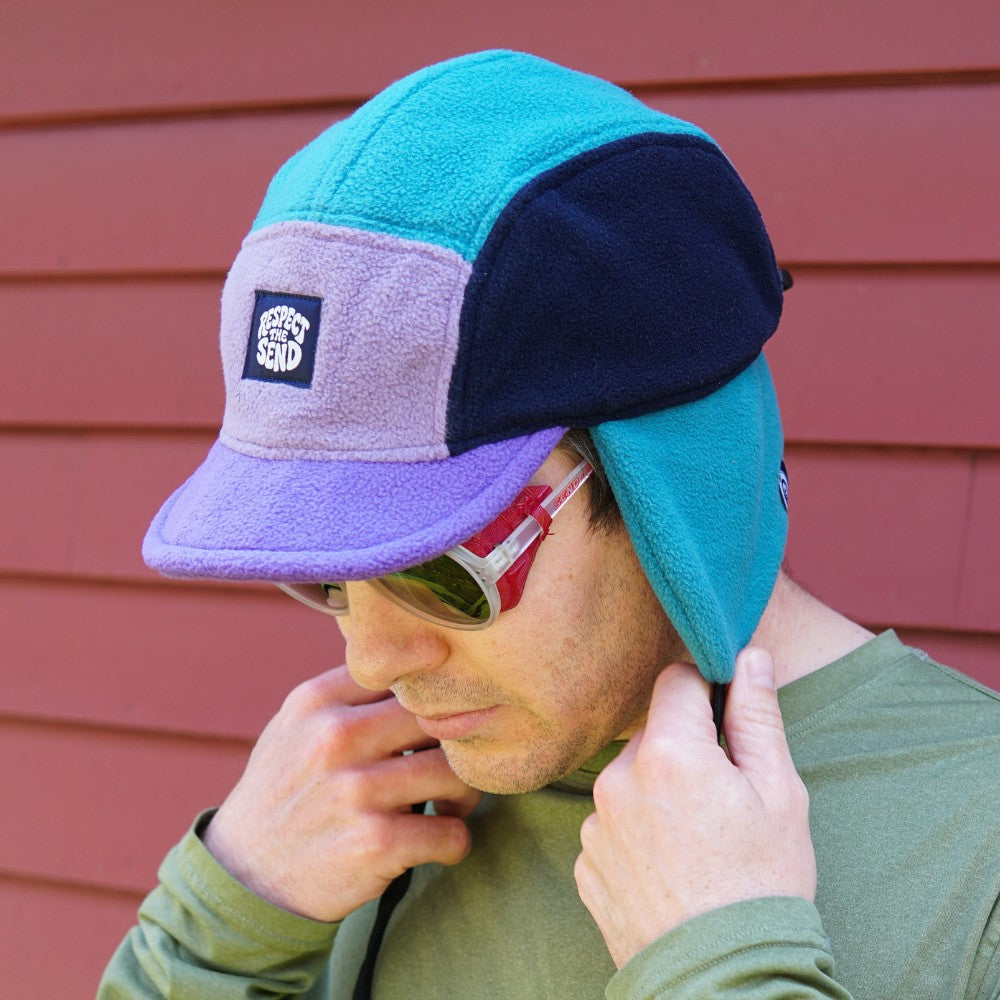 Jerry Trapper Turbo Fleece Respect the Send Hat