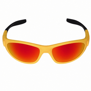 Jerry of the Day Send-O-Vision 10.0 The Jenius - Polarized in yellow with sunglass arms. Funny ski and snowboard gifts, gear and apparel. 
