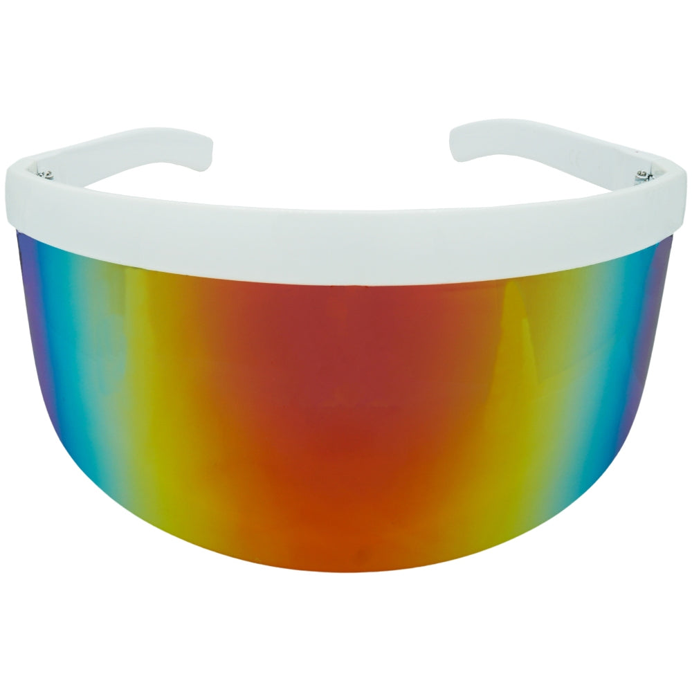 Jerry of the Dayglow Send-O-Vision 3.0 in white. Funny ski and snowboard gifts, shirts, and apparel.