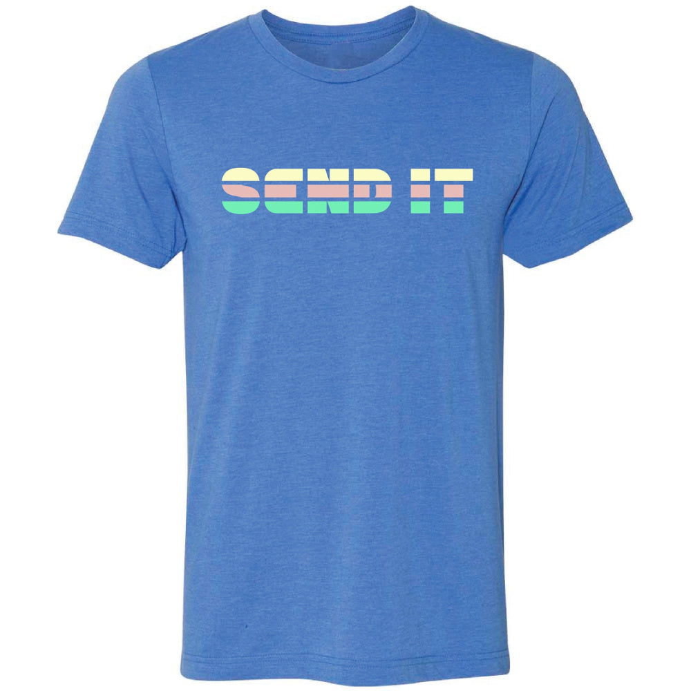 Send It Jerry of the Day Tee Shirt Block Blue