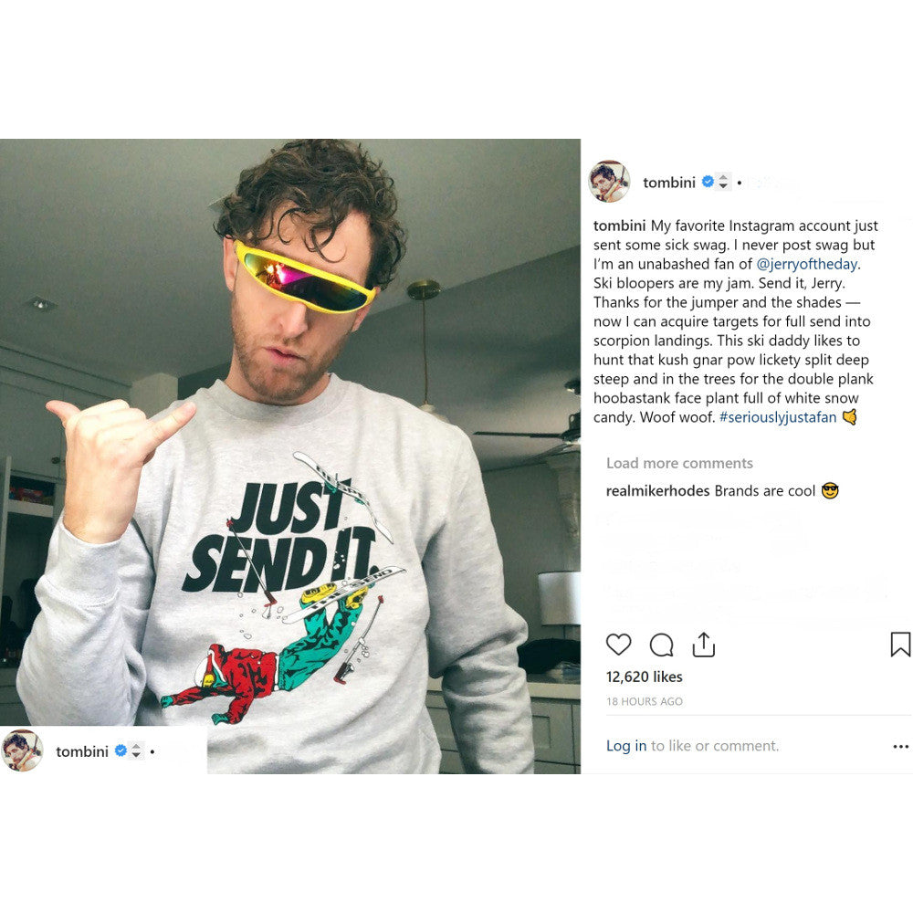 Just Send It Crew Neck Sweatshirt