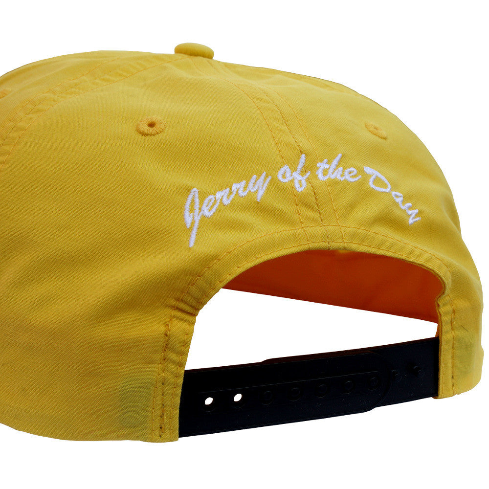 Jerry of the Day Respect the Send String Grandpa Hat Yellow Back